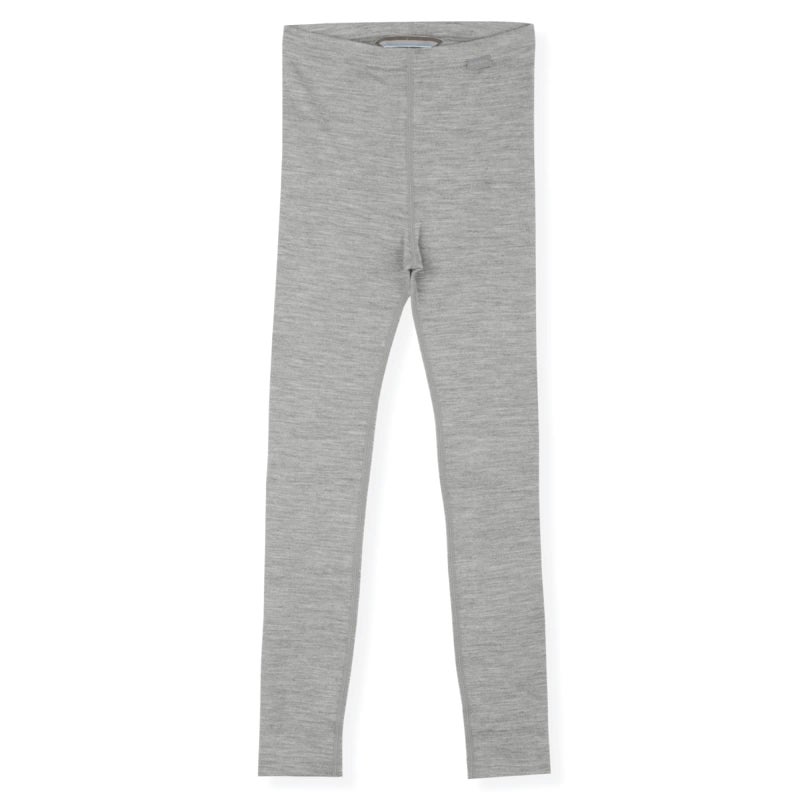 MERIWOOL Kids Unisex Thermal Bottoms Lightweight Merino Wool Base Layer Gray Heather - Image 1